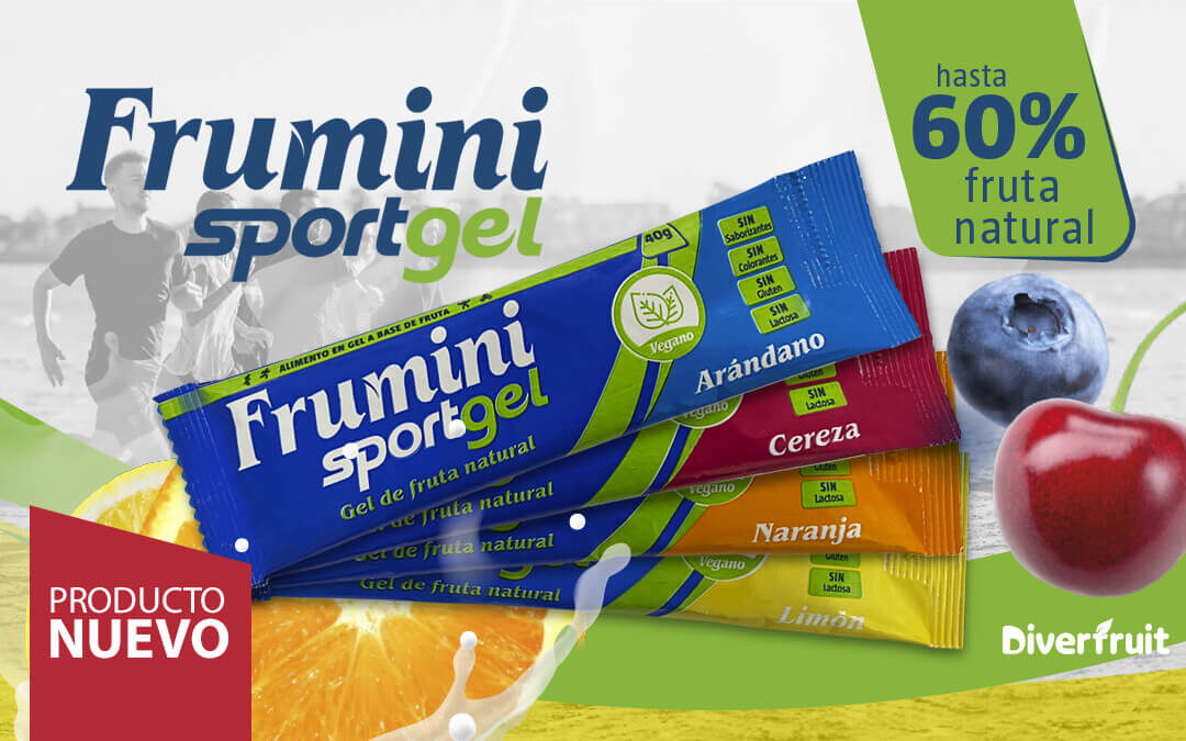 Diverfruit lanza Frumini Sportgel, fruta natural para deportistas que aporta energía instantánea en un formato líquido