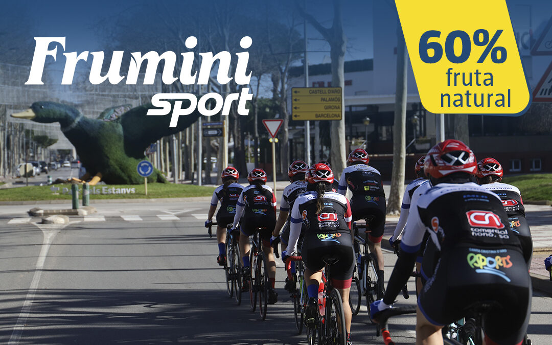 Frumini Sport proveerá de barritas y geles de fruta natural al equipo ciclista femenino Costa Brava Mediterranean Foods Top Conserge